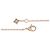 Collana con pendente Louis Vuitton in oro rosa e diamanti D'oro - vista 7