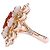Bague Van Cleef & Arpels Cornaline et Diamants Doré - vue 4
