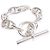 Hermès Pulsera de dijes HERMES Silver 925 Plata