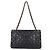 Timeless Chanel Double Flap Matelassé Schultertasche aus schwarzem Lammleder - Ansicht 8