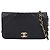 Borsa a tracolla Chanel Mini Matelassé con catena Nero