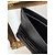 Chanel Pochette in pelle nera con segno della pace Nero - vista 8