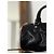 Louis Vuitton Papillon BB en cuir Bubblegram noir - vue 3