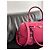 Prada Vitello Daino Bauletto Bolsa Satchel Rosa - vista 13