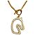 Hermès Pendentif Collier HERMES Tonnerre Blanc Doré