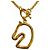 Hermès Pendentif Collier HERMES Tonnerre Blanc Doré - vue 4