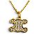 Céline CELINE Triomphe Strass-Halskette Golden