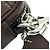 Borsa a tracolla in pelle con logo inciso COACH CR179 JADEN Marrone - vista 10