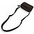 Borsa a tracolla in pelle con logo inciso COACH CR179 JADEN Marrone - vista 5