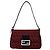 Fendi Zucchino Semi Shoulder Bag Schultertasche Schwarz Rot
