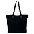 Borsa Tote Prada in Tessuto Pocono con logo triangolare in metallo Nero - vista 3