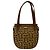 Burberry Vintage Logo Canvas Leather Shoulder Tote Schultertasche Braun