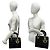 Borsa a tracolla Christian Dior Lady Cannage in pelle trapuntata Nero - vista 2