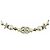 CHANEL C23A Coco Mark Star Eco Pearl Rhinestone Halskette Weiß Golden - Ansicht 4