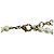 CHANEL C23A Coco Mark Star Eco Pearl Rhinestone Halskette Weiß Golden - Ansicht 6