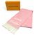 Estola Louis Vuitton em lã e alpaca rosa e branca Branco - vista 2