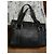 Bolso Longchamp Steppe de piel negra grabada Negro - vista 3