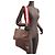 Bolsa Messenger Bally em couro castanho escuro - vista 8