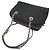 Borsa Tote Prada trapuntata con catena Nero - vista 4