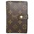 Cartera bi-fold Louis Vuitton Castaño