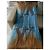 Foulard in seta Louis Vuitton Monogram Sfumato Marrone Blu Beige - vista 2