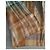 Foulard in seta Louis Vuitton Monogram Sfumato Marrone Blu Beige - vista 4