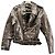 Zara Giacca biker in ecopelle metallizzata Metallico