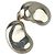 Autre Marque Boucles d'oreilles Tiffany & Co. Elsa Peretti Bean en argent Argenté