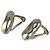 Autre Marque Boucles d'oreilles Tiffany & Co. Elsa Peretti Bean en argent Argenté - vue 2