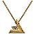 Colar Pendente Volt One Louis Vuitton Dourado - vista 3