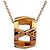 Autre Marque Tiffany & Co. Atlas X Open Halskette Golden - Ansicht 3