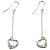 Autre Marque Pendientes Tiffany & Co. Open Heart Swing Plata - vista 2