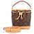 Bolsa de Ombro Louis Vuitton Nano Noe Monogram Marrom Multicor Monograma