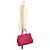 Sac à main Prada en nylon et cuir Rose - vue 29