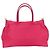 Sac à main Prada en nylon et cuir Rose - vue 4