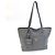 Prada Gray Leather Tote Bag Brown