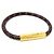 Bracelet à breloques Monogram Louis Vuitton Marron Doré