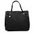 Fendi Shopper aus schwarzem Zucchino-Canvas