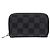 Louis Vuitton Black Damier Graphite Zippy Coin Pouch Nero