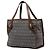 Fendi Gray Zucchino Denim Handtasche Braun - Ansicht 2