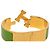 Bracciale Hermès Clic Clac H PM in smalto largo verde - vista 5