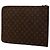 Louis Vuitton Brown Monogram Poche Documents Portfolio Marrone - vista 2