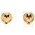 Chanel Gold CC vergoldete runde Clip-On Ohrringe Golden - Ansicht 2