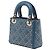 Dior Blue Mini Lambskin Cannage Lucky Star Studded Lady Dior Azul - vista 2