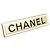 Chanel Brosche mit vergoldeter Logo-Plakette Gold Golden - Ansicht 2