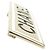 Chanel Brosche mit vergoldeter Logo-Plakette Gold Golden - Ansicht 6