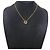 Louis Vuitton Gold Gold Plated Collier LV Angel Necklace D'oro - vista 10