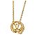 Louis Vuitton Gold Gold Plated Collier LV Angel Necklace D'oro - vista 2