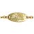 Louis Vuitton Gold Gold Plated Collier LV Angel Necklace D'oro - vista 7