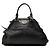 Bolsa Satchel Rebelle Gucci em couro de bezerro preto Medium